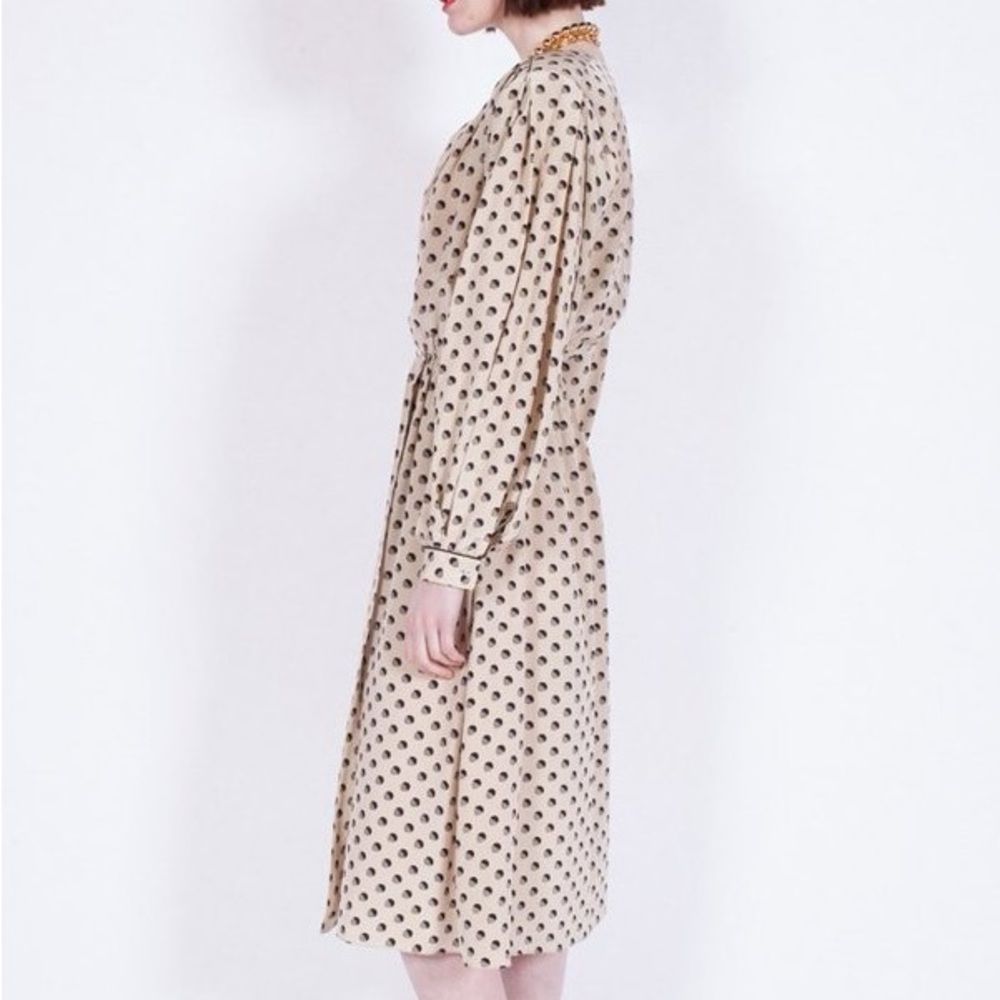 PIERRE CARDIN VINTAGE DRESS 100% Silk - Picture 5 of 6